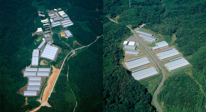 松永牧場航空写真